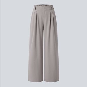 HALARA Flex High waisted pocket wide leg waffle work pants